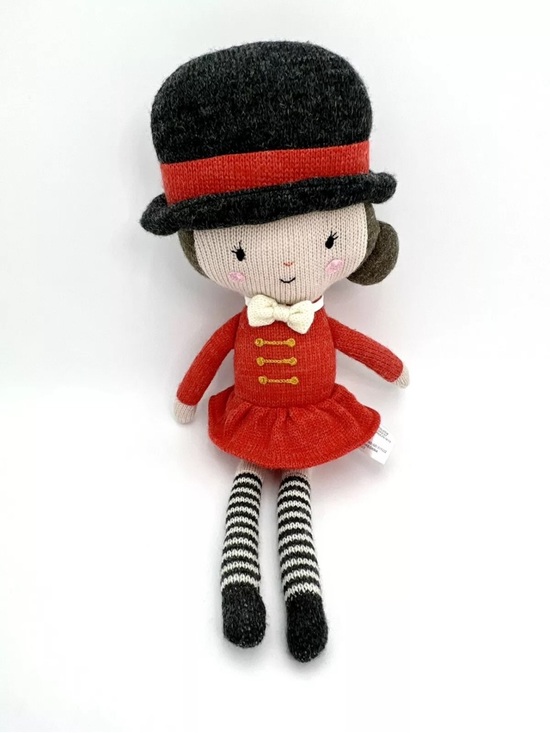 Anthropologie Other - Anthropologie Circus Girl 🎪 Collection Plush Rag Doll with Striped Legs